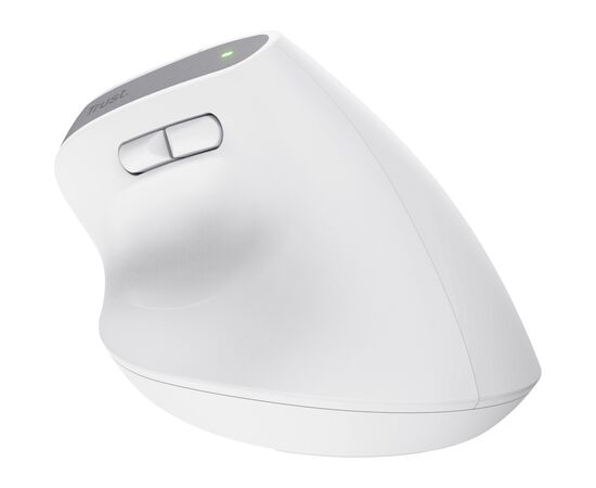 Мишка Trust Bayo+ Ergonomic Wireless/Bluetooth White (25399), зображення 3 Мишка Trust Bayo+ Ergonomic Wireless/Bluetooth White (25399), зображення 3
