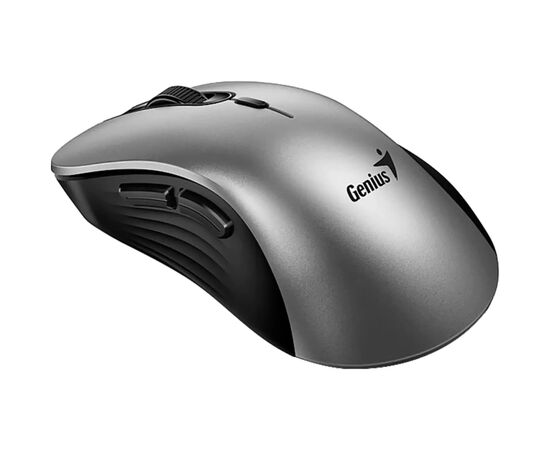 Мышка Genius Ergo 8100S AI Silent Wireless Grey (31030040404), изображение 2 Мышка Genius Ergo 8100S AI Silent Wireless Grey (31030040404), изображение 2