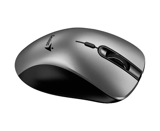 Мышка Genius Ergo 8100S AI Silent Wireless Grey (31030040404), изображение 5 Мышка Genius Ergo 8100S AI Silent Wireless Grey (31030040404), изображение 5