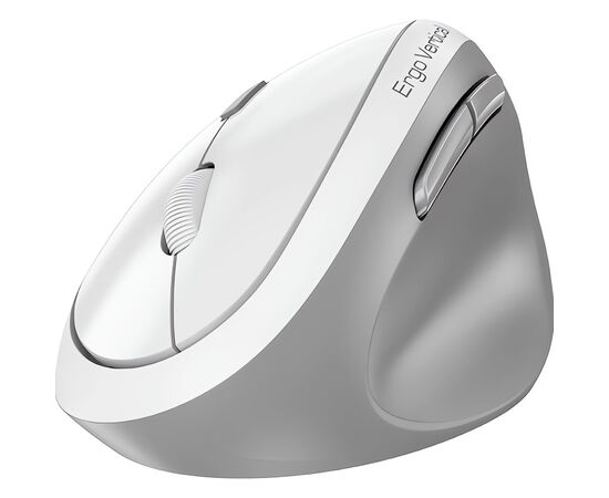 Мышка Genius Ergo 8350S AI Silent Wireless White/Grey (31030041401), изображение 2 Мышка Genius Ergo 8350S AI Silent Wireless White/Grey (31030041401), изображение 2