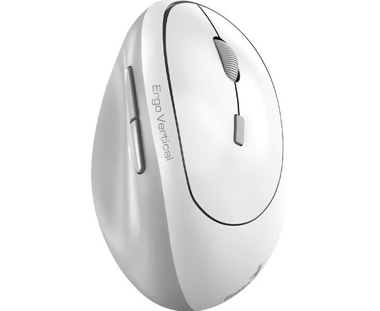 Мышка Genius Ergo 8350S AI Silent Wireless White/Grey (31030041401), изображение 3 Мышка Genius Ergo 8350S AI Silent Wireless White/Grey (31030041401), изображение 3