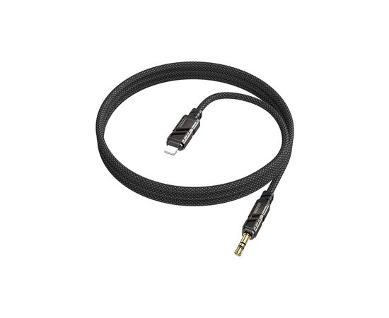 Кабель мультимедійний Lightning to 3.5mm M 1.0m black BOROFONE (6941991117749), зображення 3 Кабель мультимедійний Lightning to 3.5mm M 1.0m black BOROFONE (6941991117749), зображення 3