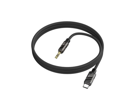 Кабель мультимедийный USB-C to 3.5mm M 1.0m black BOROFONE (6941991117763), изображение 4 Кабель мультимедийный USB-C to 3.5mm M 1.0m black BOROFONE (6941991117763), изображение 4