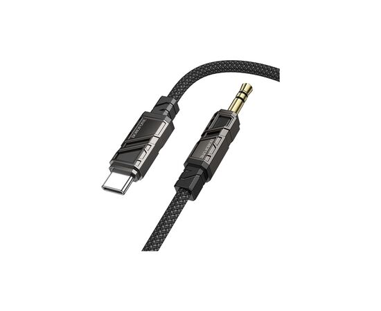 Кабель мультимедійний USB-C to 3.5mm M 1.0m black BOROFONE (6941991117763)