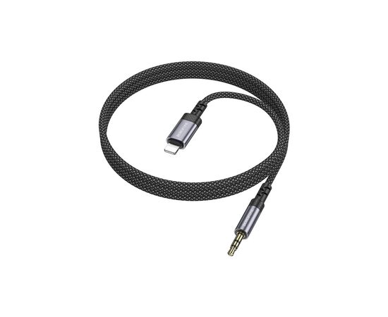 Кабель мультимедійний Lightning to 3.5mm M 1.0m grey BOROFONE (6941991118975), зображення 2 Кабель мультимедійний Lightning to 3.5mm M 1.0m grey BOROFONE (6941991118975), зображення 2