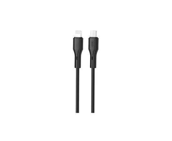 Дата кабель USB-C to Lightning 1.0m 27W Rock XO (NBQ231A_Black)
