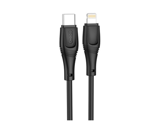 Дата кабель USB-C to Lightning 1.0m 27W High Elastic Zeus XO (NBQ239A_Black)
