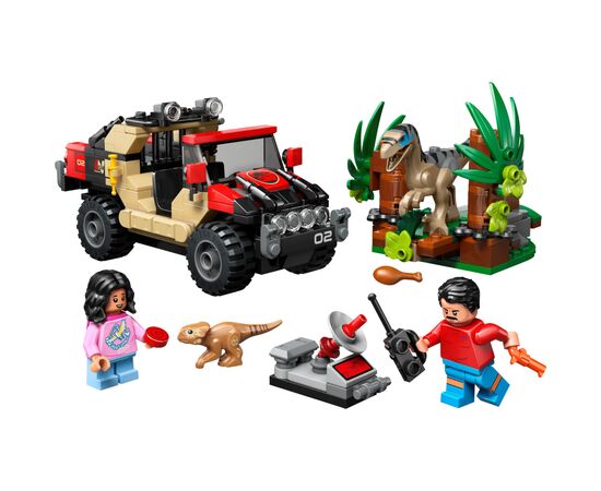 Конструктор LEGO Jurassic World Побег по бездорожью от раптора (76972), изображение 2 Конструктор LEGO Jurassic World Побег по бездорожью от раптора (76972), изображение 2