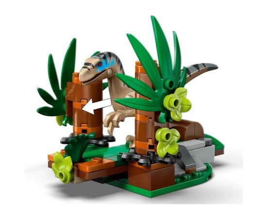 Конструктор LEGO Jurassic World Побег по бездорожью от раптора (76972), изображение 5 Конструктор LEGO Jurassic World Побег по бездорожью от раптора (76972), изображение 5