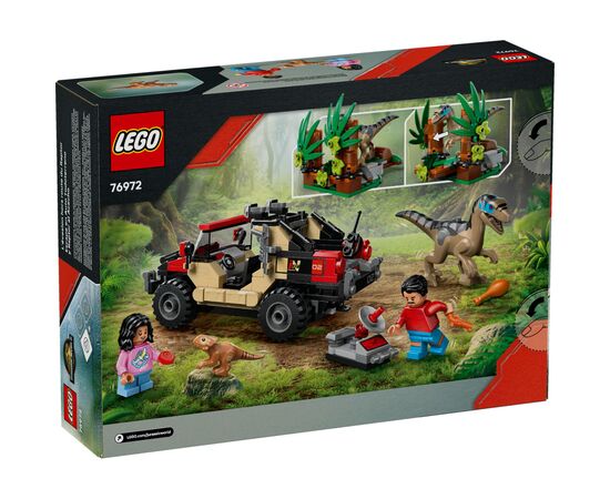 Конструктор LEGO Jurassic World Побег по бездорожью от раптора (76972), изображение 7 Конструктор LEGO Jurassic World Побег по бездорожью от раптора (76972), изображение 7