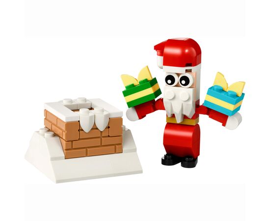 Конструктор LEGO recruitment Creator Рождественские забавы с дымоходом с Сантой (30692), изображение 2 Конструктор LEGO recruitment Creator Рождественские забавы с дымоходом с Сантой (30692), изображение 2