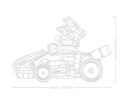 Конструктор LEGO Super Mario Mario Kart: Mario и Standard Kart (72037), изображение 6 Конструктор LEGO Super Mario Mario Kart: Mario и Standard Kart (72037), изображение 6