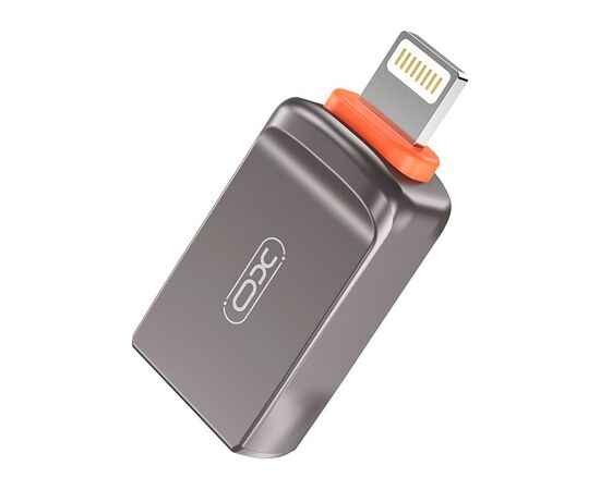 Переходник OTG USB to Lightning XO (NB281A-IA.tranish), изображение 2 Переходник OTG USB to Lightning XO (NB281A-IA.tranish), изображение 2