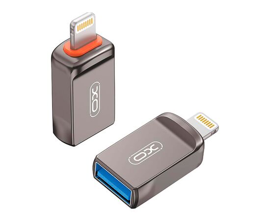 Переходник OTG USB to Lightning XO (NB281A-IA.tranish), изображение 3 Переходник OTG USB to Lightning XO (NB281A-IA.tranish), изображение 3