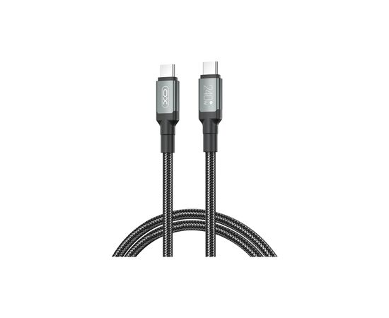 Дата кабель USB-C to USB-C NBQ264B-CC black XO (NB-Q264B-CC.black)
