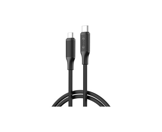 Дата кабель USB-C to USB-C NBQ265B-CC black XO (NB-Q265B-CC.black)