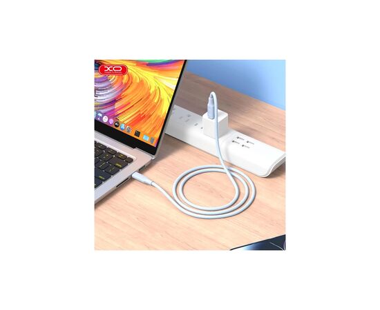 Дата кабель USB-C to USB-C NBQ265B-CC blue XO (NB-Q265B-CC.blue), изображение 2 Дата кабель USB-C to USB-C NBQ265B-CC blue XO (NB-Q265B-CC.blue), изображение 2