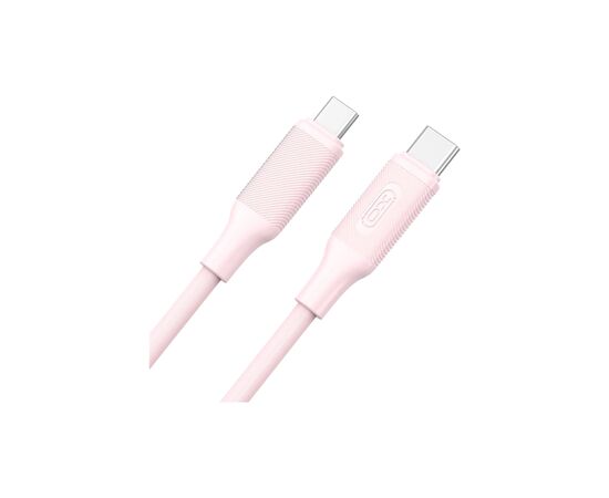 Дата кабель USB-C to USB-C NBQ265B-CC pink XO (NB-Q265B-CC.pink), изображение 2 Дата кабель USB-C to USB-C NBQ265B-CC pink XO (NB-Q265B-CC.pink), изображение 2