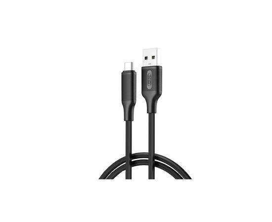 Дата кабель USB 2.0 AM to USB-C NB265-AC black XO (NB265-AC.black)