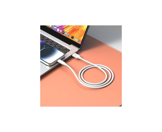 Дата кабель USB 2.0 AM to USB-C NB265-AC white XO (NB265-AC.white), изображение 2 Дата кабель USB 2.0 AM to USB-C NB265-AC white XO (NB265-AC.white), изображение 2