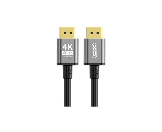 Кабель мультимедійний DisplayPort M to DisplayPort M 5.0m V1.2 XO (GB018B-DP.tranish), зображення 2 Кабель мультимедійний DisplayPort M to DisplayPort M 5.0m V1.2 XO (GB018B-DP.tranish), зображення 2