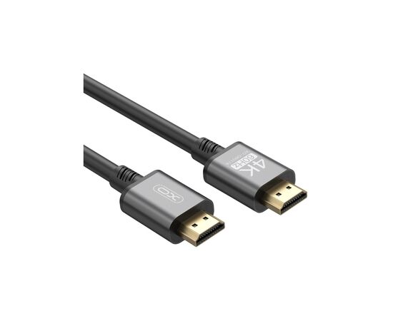 Кабель мультимедийный HDMI M to HDMI M 3.0m V2.0 black XO (GB017A-HDMI.tranish), изображение 2 Кабель мультимедийный HDMI M to HDMI M 3.0m V2.0 black XO (GB017A-HDMI.tranish), изображение 2
