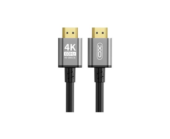 Кабель мультимедійний HDMI M to HDMI M 3.0m V2.0 black XO (GB017A-HDMI.tranish)