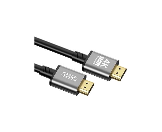 Кабель мультимедийный HDMI M to HDMI M 5.0m V2.0 black XO (GB017B-HDMI.tranish), изображение 3 Кабель мультимедийный HDMI M to HDMI M 5.0m V2.0 black XO (GB017B-HDMI.tranish), изображение 3