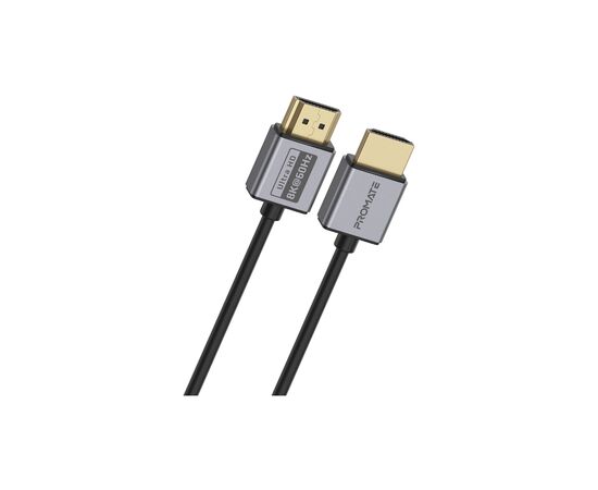 Кабель мультимедійний HDMI M to HDMI M 1.5m V2.1 grey Promate (primelink8k-150.grey)