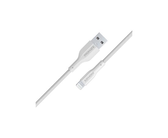 Дата кабель USB 2.0 AM to Lightning 1.0m 2A xCord-Ai white Promate (xcord-ai.white)