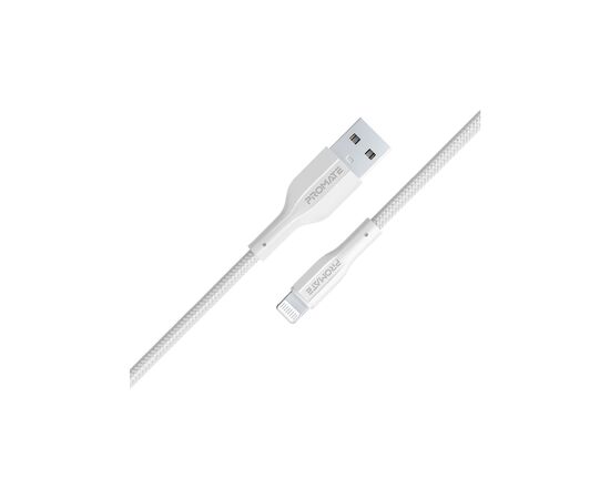 Дата кабель USB 2.0 AM to Lightning 2.0m 2A xCord-Ai200 white Promate (xcord-ai200.white)