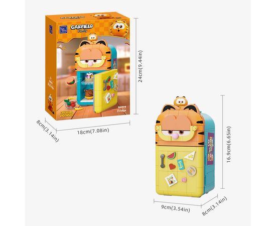 Конструктор Pantasy Garfield -Fantastic Machines - Большой холодильник (86809), изображение 4 Конструктор Pantasy Garfield -Fantastic Machines - Большой холодильник (86809), изображение 4