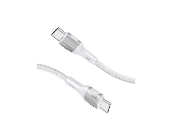 Дата кабель USB-C to USB-C 1.2m 60W PD FletchLink-CC grey Promate (fletchlink-cc.grey)