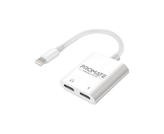 Адаптер Lightning to Lightning 12W + Lightning audio Promate (medialink-i2i)