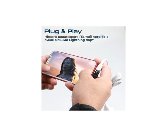 Переходник Lightning M to 2xLightning F Audiо + Charge Promate (ihinge-lt.black), изображение 5 Переходник Lightning M to 2xLightning F Audiо + Charge Promate (ihinge-lt.black), изображение 5