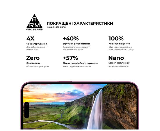 Стекло защитное Armorstandart Pro Apple iPhone 16 with mesh (ARM87026), изображение 5 Стекло защитное Armorstandart Pro Apple iPhone 16 with mesh (ARM87026), изображение 5