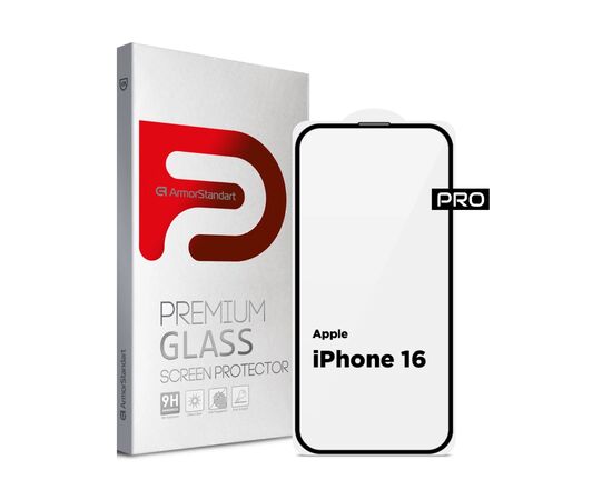 Стекло защитное Armorstandart Pro Apple iPhone 16 with mesh (ARM87026)