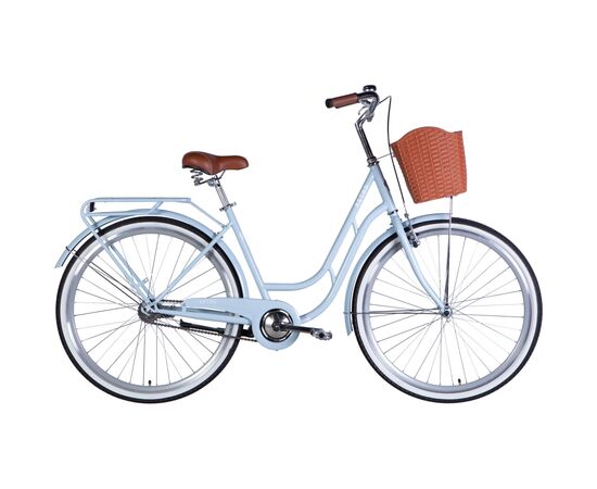 Велосипед Dorozhnik 28" RETRO Velosteel рама-19" 2025 блакитний (OPS-D-28-434)