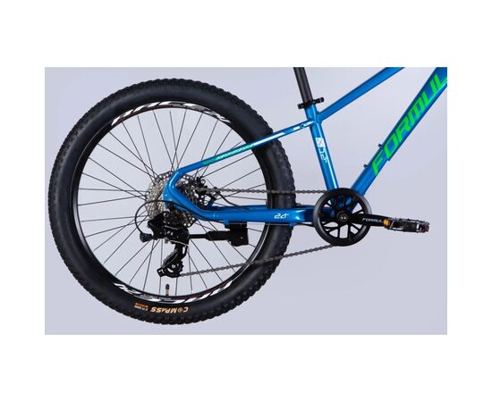 Велосипед Formula 24" THOR DD рама-12" AL 2025 синьо-зелений (OPS-FR-24-427), изображение 7