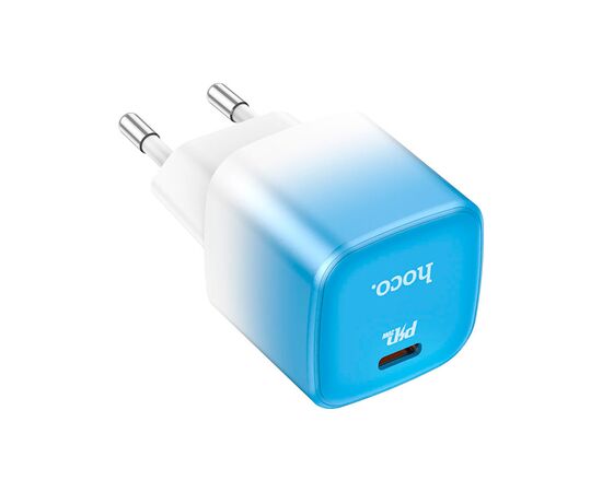 Зарядное устройство HOCO C101A USB-C PD20W Ice Blue (6931474769374), изображение 5 Зарядное устройство HOCO C101A USB-C PD20W Ice Blue (6931474769374), изображение 5