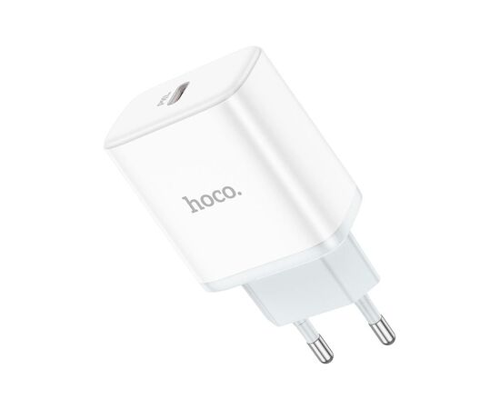 Зарядное устройство HOCO C104A Stage USB-C PD20W White (6931474782892), изображение 2 Зарядное устройство HOCO C104A Stage USB-C PD20W White (6931474782892), изображение 2