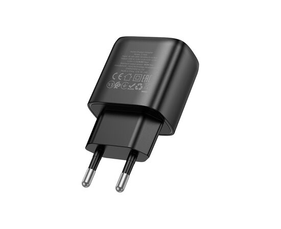 Зарядное устройство HOCO C140A Smart USB QC3.0 Black (6942007627788), изображение 3 Зарядное устройство HOCO C140A Smart USB QC3.0 Black (6942007627788), изображение 3