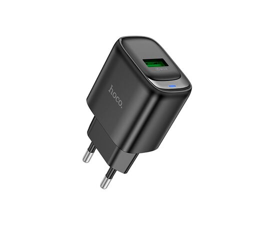 Зарядное устройство HOCO C140A Smart USB QC3.0 Black (6942007627788), изображение 4 Зарядное устройство HOCO C140A Smart USB QC3.0 Black (6942007627788), изображение 4