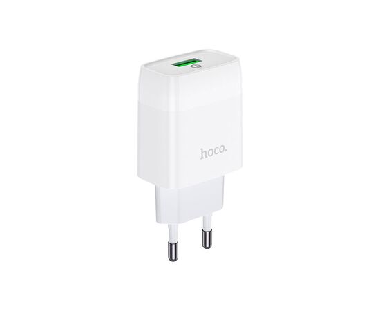 Зарядний пристрій HOCO C72Q Glorious USB QC3.0 18W White (6931474732514)