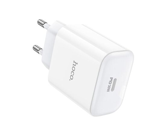 Зарядное устройство HOCO C76A Pro Majestic USB-C PD30W White (6942007616300), изображение 3 Зарядное устройство HOCO C76A Pro Majestic USB-C PD30W White (6942007616300), изображение 3