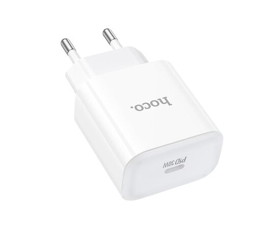 Зарядное устройство HOCO C76A Pro Majestic USB-C PD30W White (6942007616300), изображение 4 Зарядное устройство HOCO C76A Pro Majestic USB-C PD30W White (6942007616300), изображение 4