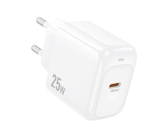 Зарядное устройство HOCO CS53A Surplus USB-C PD25W White (6942007631488), изображение 4 Зарядное устройство HOCO CS53A Surplus USB-C PD25W White (6942007631488), изображение 4