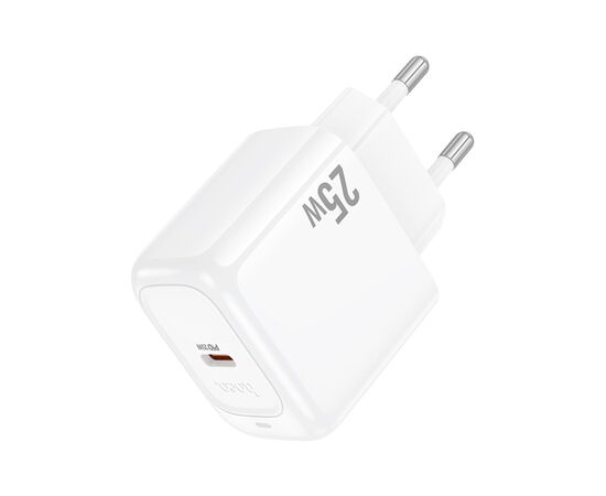 Зарядное устройство HOCO CS53A Surplus USB-C PD25W White (6942007631488), изображение 5 Зарядное устройство HOCO CS53A Surplus USB-C PD25W White (6942007631488), изображение 5