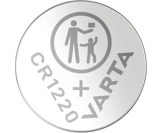 Батарейка Varta CR1220 Lithium (06220101401), изображение 2 Батарейка Varta CR1220 Lithium (06220101401), изображение 2