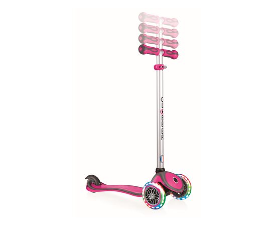 Самокат Globber EVO COMFORT LIGHTS 5 в 1 Розовый, колеса с подсветкой (459-110), изображение 7 Самокат Globber EVO COMFORT LIGHTS 5 в 1 Розовый, колеса с подсветкой (459-110), изображение 7